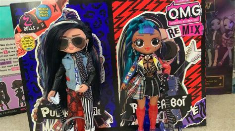 LOL SURPRISE OMG REMIX TWO PACK PUNK GRRRL AND ROCKER BOI REVIEW YouTube