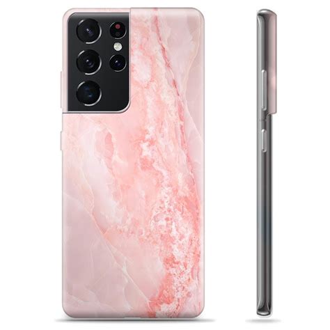 Samsung Galaxy S21 Ultra 5g Tpu Case Rose Marble