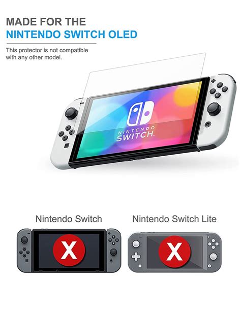 Защитное стекло для консоли Nintendo Switch OLED для Nintendo Switch ...