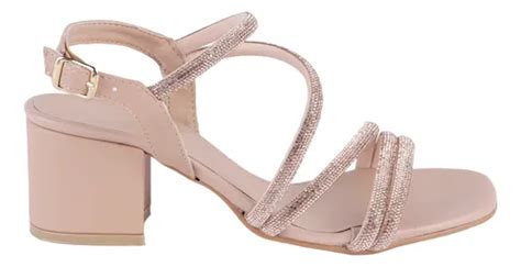 Zapatilla Abierta Fratello Color Nude Para Mujer Meses sin interés