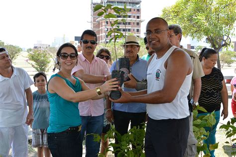 PMJP entrega mudas de árvores aos moradores dos Bancários e faz plantio