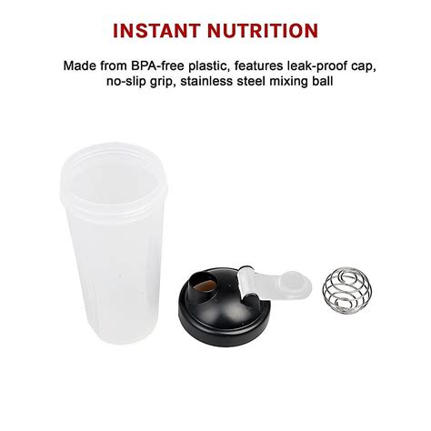 10x 700ml Gym Protein Supplement Drink Blender Mixer Shaker Shake Ball