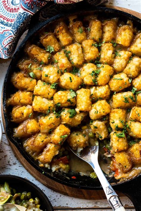 Vegetarian Tater Tot Casserole With Green Beans Kitchen Confidante®