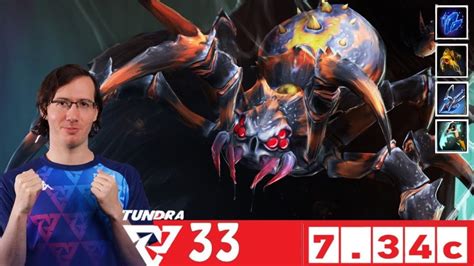 DOTA 2 TUNDRA 33 The BROODMOTHER OFFLANE 7 34c 2 YouTube