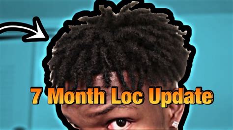 7th Month Loc Journey | Two Strand Twist | DROP FADE DREADLOCKS - YouTube
