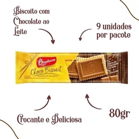 Biscoito Choco Biscuit Bauducco Ao Leite Bolacha G Mebuscar Brasil