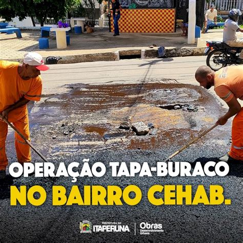 Opera O Tapa Buraco Na Cehab Prefeitura Municipal De Itaperuna