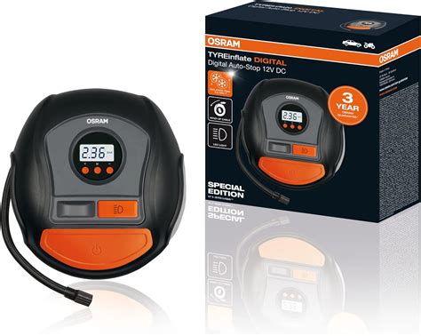 Osram Tyreinflate Digital V Luftkompressor Tragbarer Kompressor