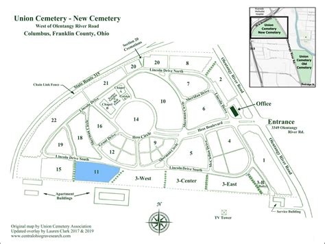 Union Cemetery Section 11 Map