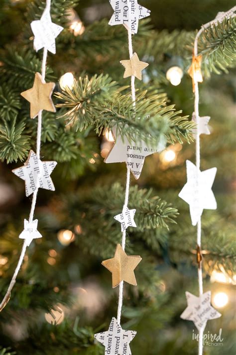 DIY Paper Star Garland