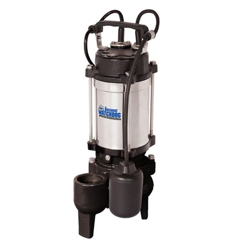 Basement Watchdog 0.5-HP 115-Volt Stainless Steel Sewage Sump Pump in ...