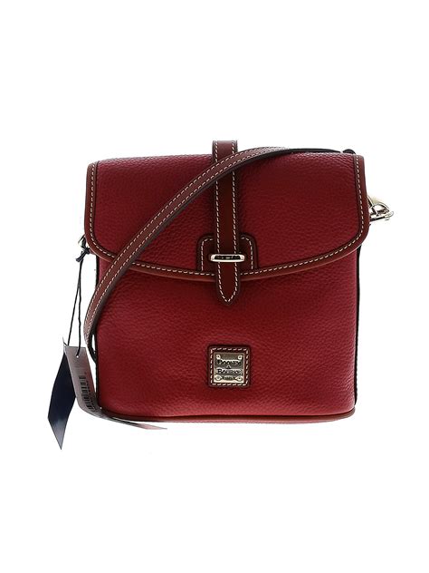 Dooney Bourke Burgundy Leather Crossbody Bag One Size 65 Off ThredUp