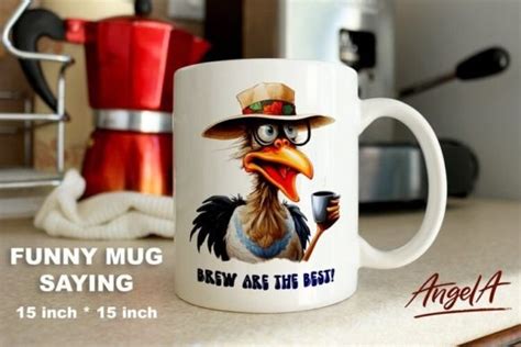 Funny Animal Mug / Funny Coffee Quotes Graphic by Angel-A · Creative ...