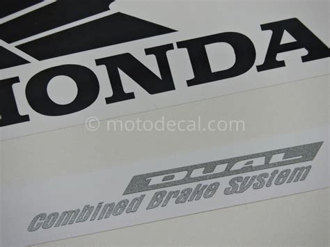 Honda Vfr V Tec Silver Decal Kit By Motodecal