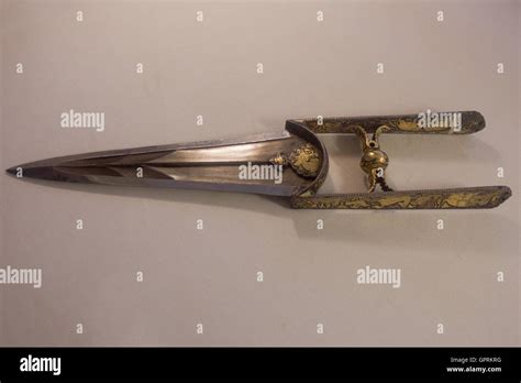 Johpur Palace kirpan used by the king with intricate designs Stock ...