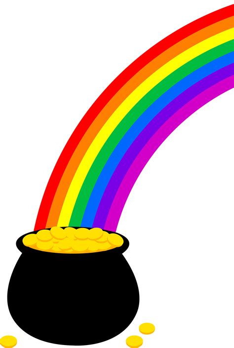 Rainbow Pot of Gold Clip art - Free Rainbow Clipart png download - 6465*9629 - Free Transparent ...