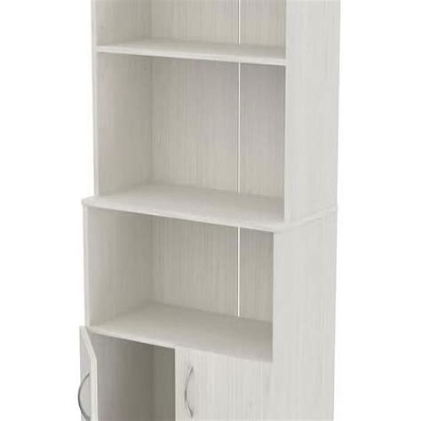 Bookcase With Cabinet Washed Oak