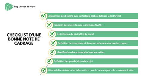 Comment rédiger une note de cadrage efficacement Modèle