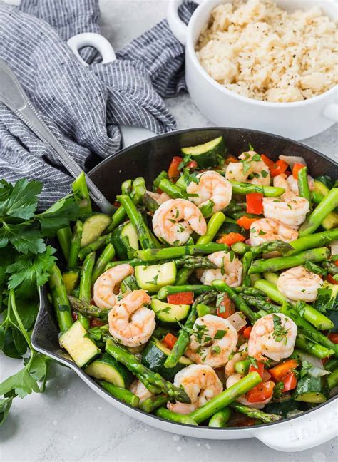 Shrimp And Vegetable Stir Fry With Lemon And Garlic Rachel Cooks