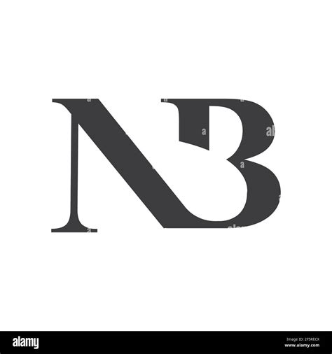 Initial Bn Letter Logo Vector Template Design Creative Abstract Letter