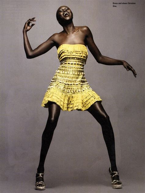 Alek Wek Storm Models Women Black Beauties Model