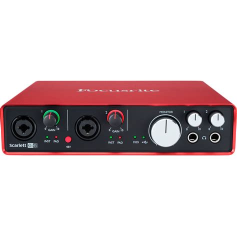 Focusrite Scarlett 6i6 USB Audio Interface SCARLETT 6I6 2ND GEN