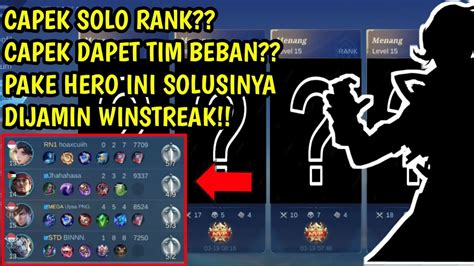 PAKE HERO INI DIJAMIN WINSTREAK PENJELASAN LENGKAP DAN TUTORIAL HERO