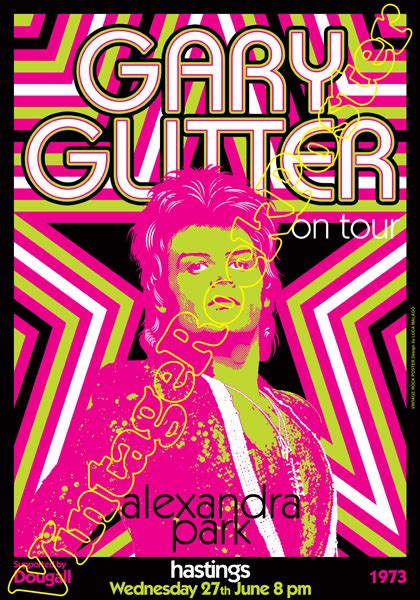 GARY GLITTER Benvenuti Su Vintagerockposter