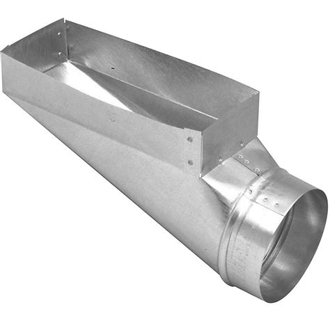 Imperial 6 In X 4 In Galvanized Steel End Register Duct Boot At