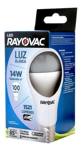 Lampara Led W W Luz Blanca Rayovac Lm Pack X