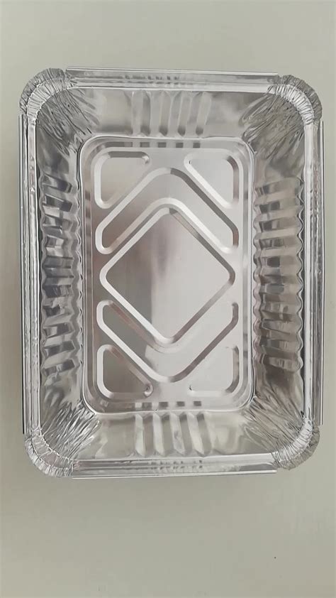 Takeaway Food Container Ml Rectangular Aluminum Foil Container Tray