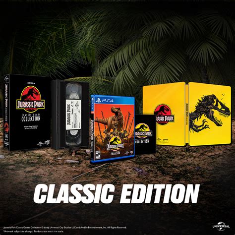 Jurassic Park Classic Games Collection Classic Edition Ps4 Limited