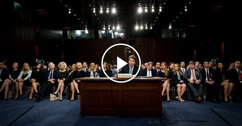 Full Video Day 2 Of Brett Kavanaughs Confirmation Hearings The New