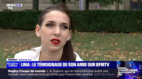 Disparition de Lina le témoignage d une de ses amies sur BFMTV