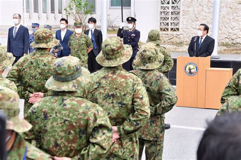 防衛省・自衛隊 On Twitter 9月21日、 浜田防衛大臣 は 陸自 与那国駐屯地 を訪れ、与那国沿岸監視隊と 空自 第53警戒隊 与那国分遣班 からの説明を受け、施設等を