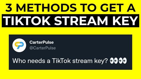 How To Find My Tiktok Stream Key On Pc