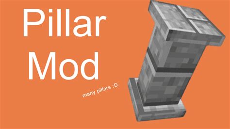 Pillars Mod Version 11 More Pillars Minecraft Mod