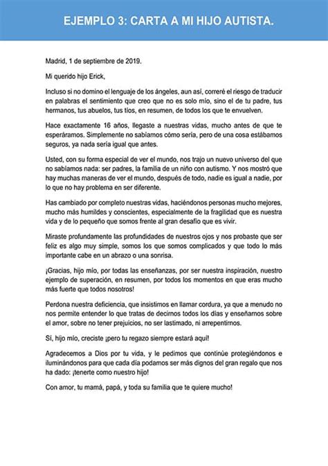 Carta A Mi Hijo Como Hacerla Ejemplos Y Modelos Para Usar