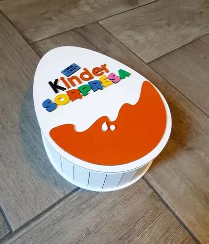 Caja Regalo Huevo Kinder Sorpresa Grande Jumbo Mdf X Cm Mebuscar