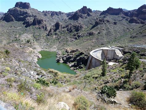 Stausee Presa De Soria Embalse De Soria Gran Canaria Reisen Gran Canaria