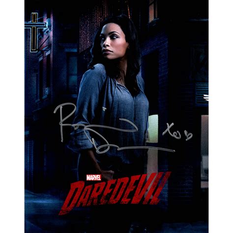 Rosario Dawson Autographed X Photo Daredevil