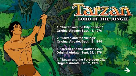 Tarzan Lord Of The Jungle Complete Series Blu Ray Disc Classictvshop