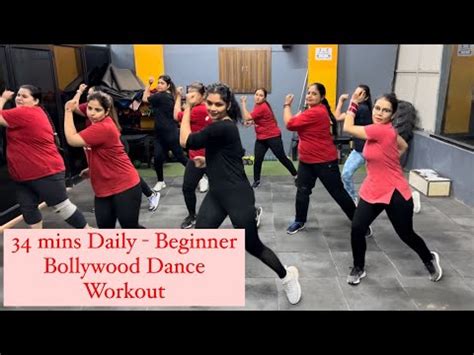 34mins Daily Beginner Bollywood Dance Workout Easy Exercise To Lose