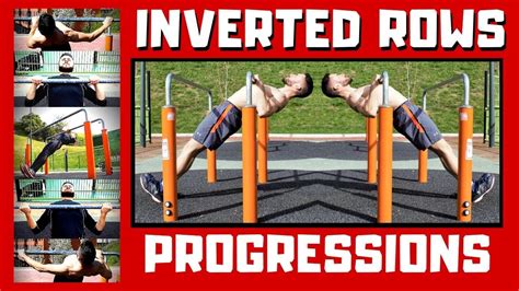 Inverted Row Progressions Bodyweight Calisthenics Exercises For