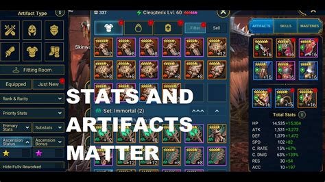 Raid Shadow Legends Artifacts And Stats Matter YouTube