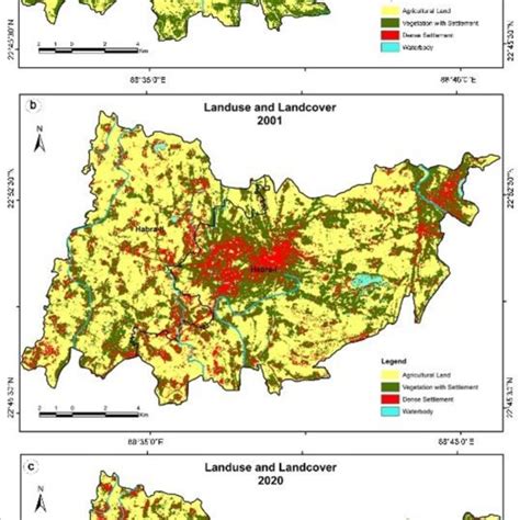 Changing Status In Landuse And Landcover During 1987 2020 Change In A