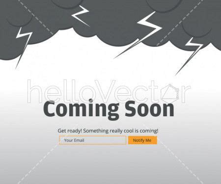 Coming soon template for website - Download Graphics & Vectors