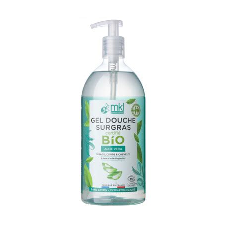 Gel Douche Surgras Aloe Vera Bio Mkl Visage Corps Et Cheveux