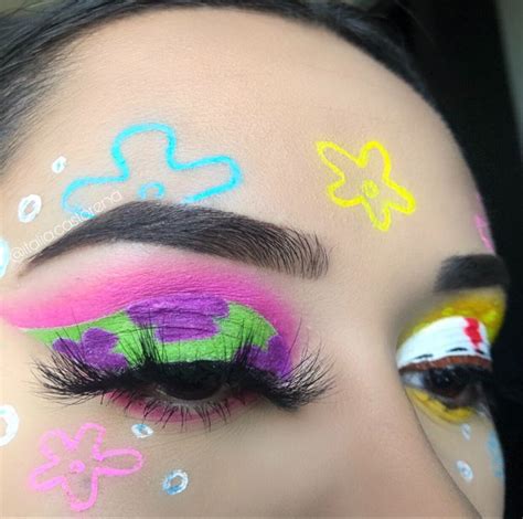 Patrick Star makeup | Graphic makeup, Star makeup, Halloween eye makeup