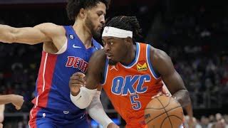 Oklahoma City Thunder Vs Detroit Pistons Full Game Highlights